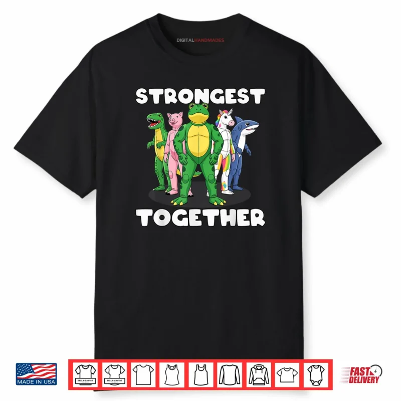 Strongest Together Portland Frog Costume Activist Group Frog Shirt