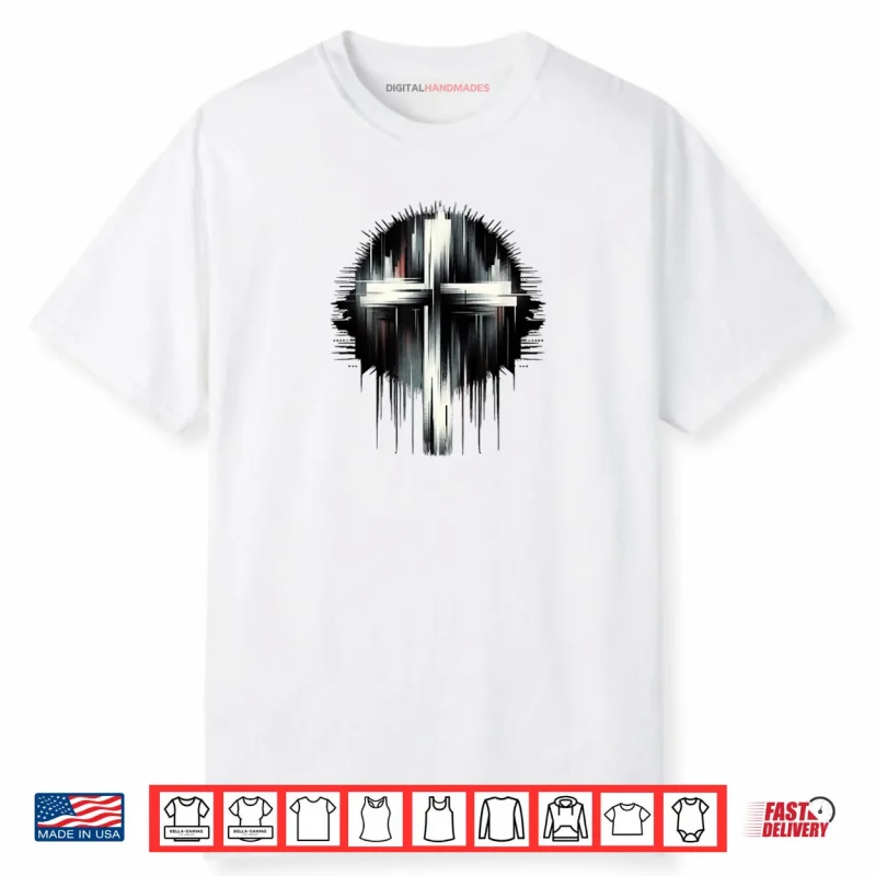 Stunning Street Art Graphic Christian Cross of Jesus Christ Shirt