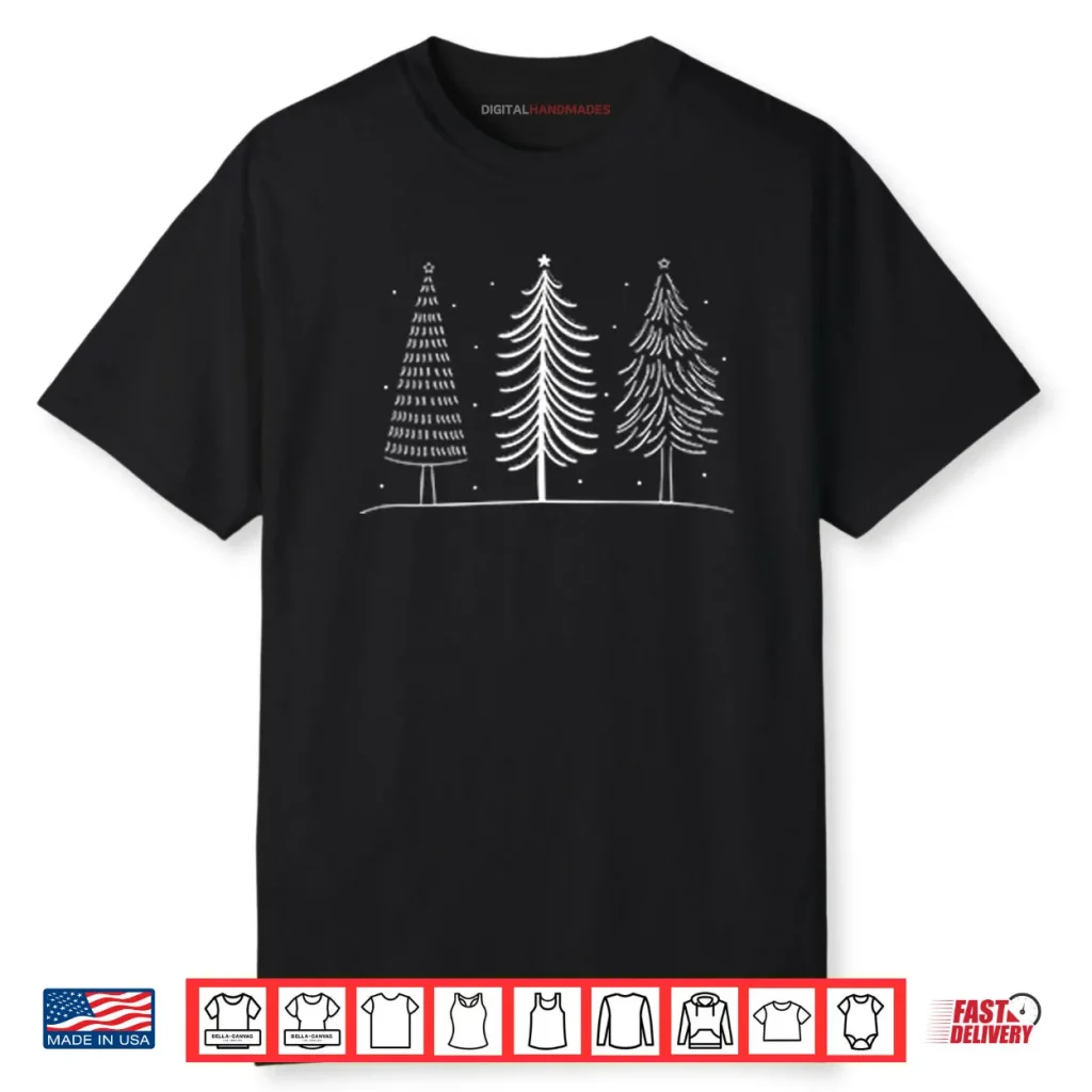 Subtle Fuck Trump Doodle Christmas Tree Shirt 1 Subtle Fuck Trump Doodle Christmas Tree Shirt