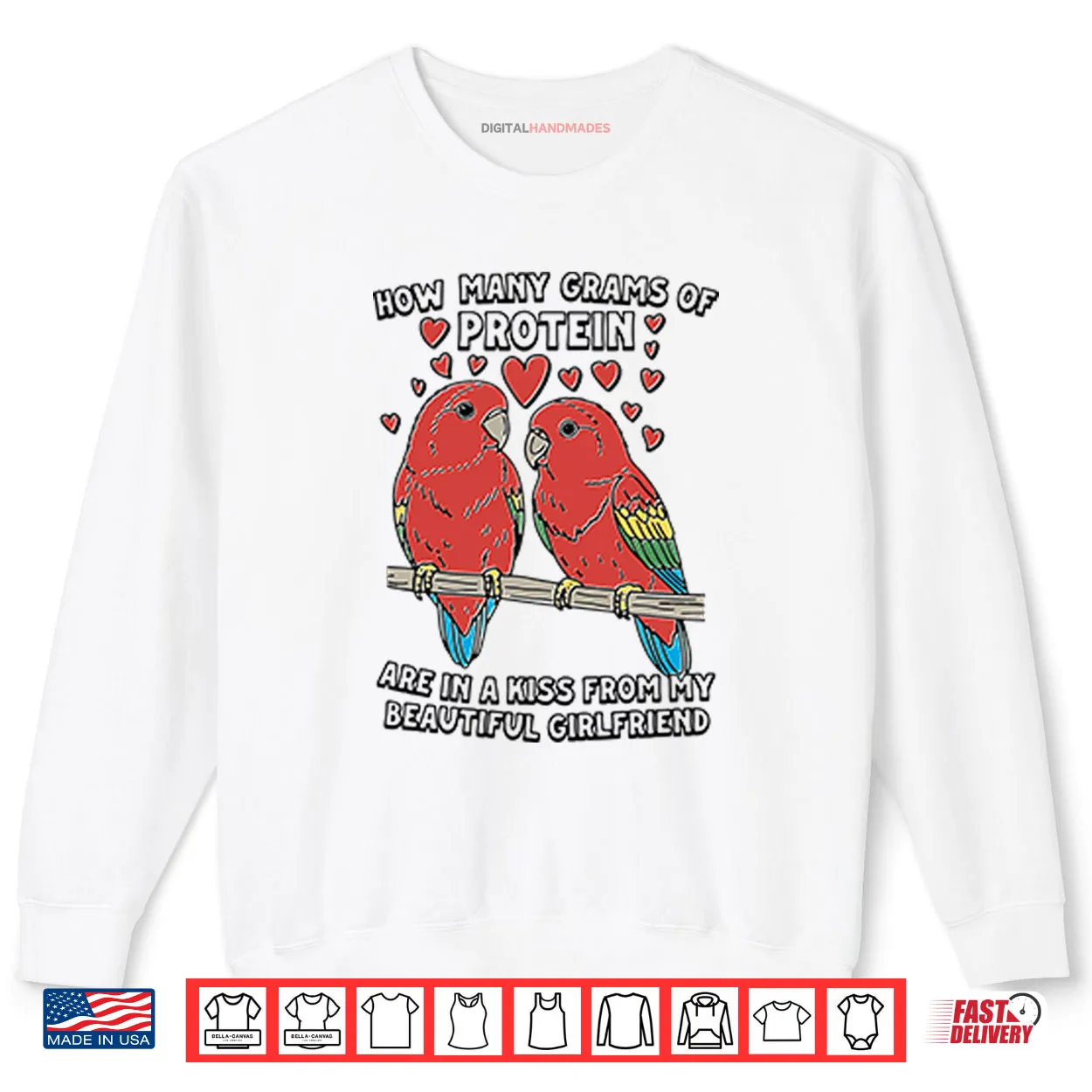 How Many Grams Of Protein Are In A Kiss From My Beautiful Girlfriend Tee Shirt