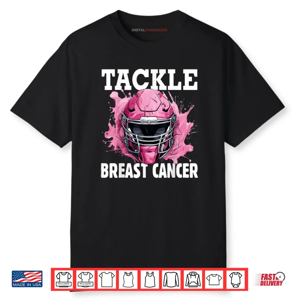 Tackle Football Breast Cancer Awareness Pink Ribbon Shirt 1 Tackle Football Breast Cancer Awareness Pink Ribbon Shirt