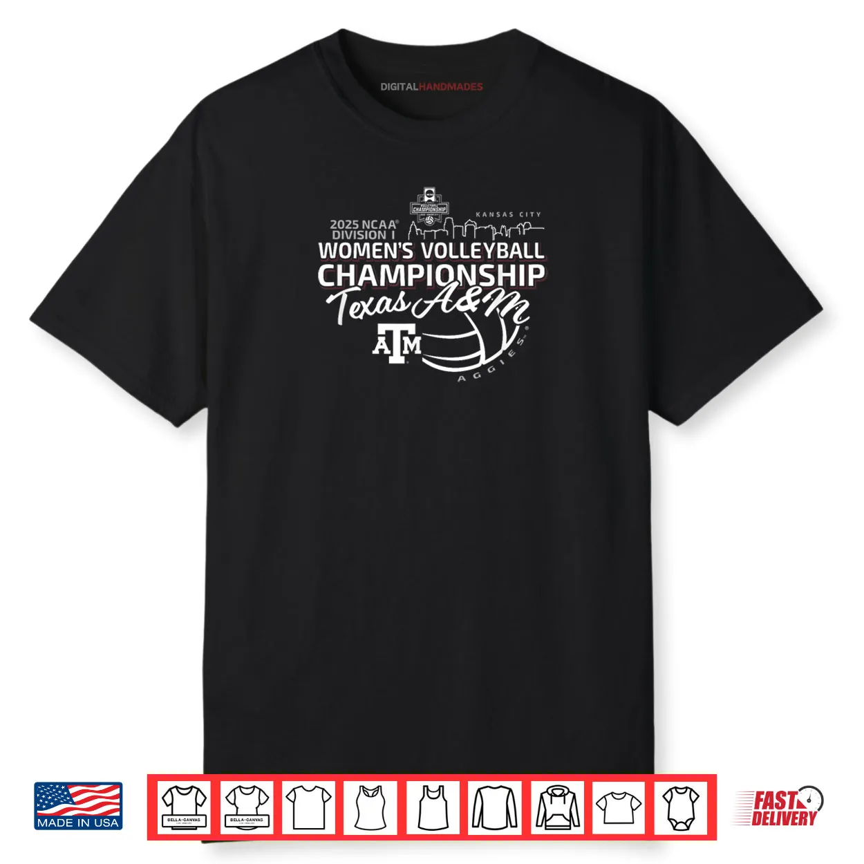 Texas A&M Aggies National Championship 2025 Volleyball Shirt