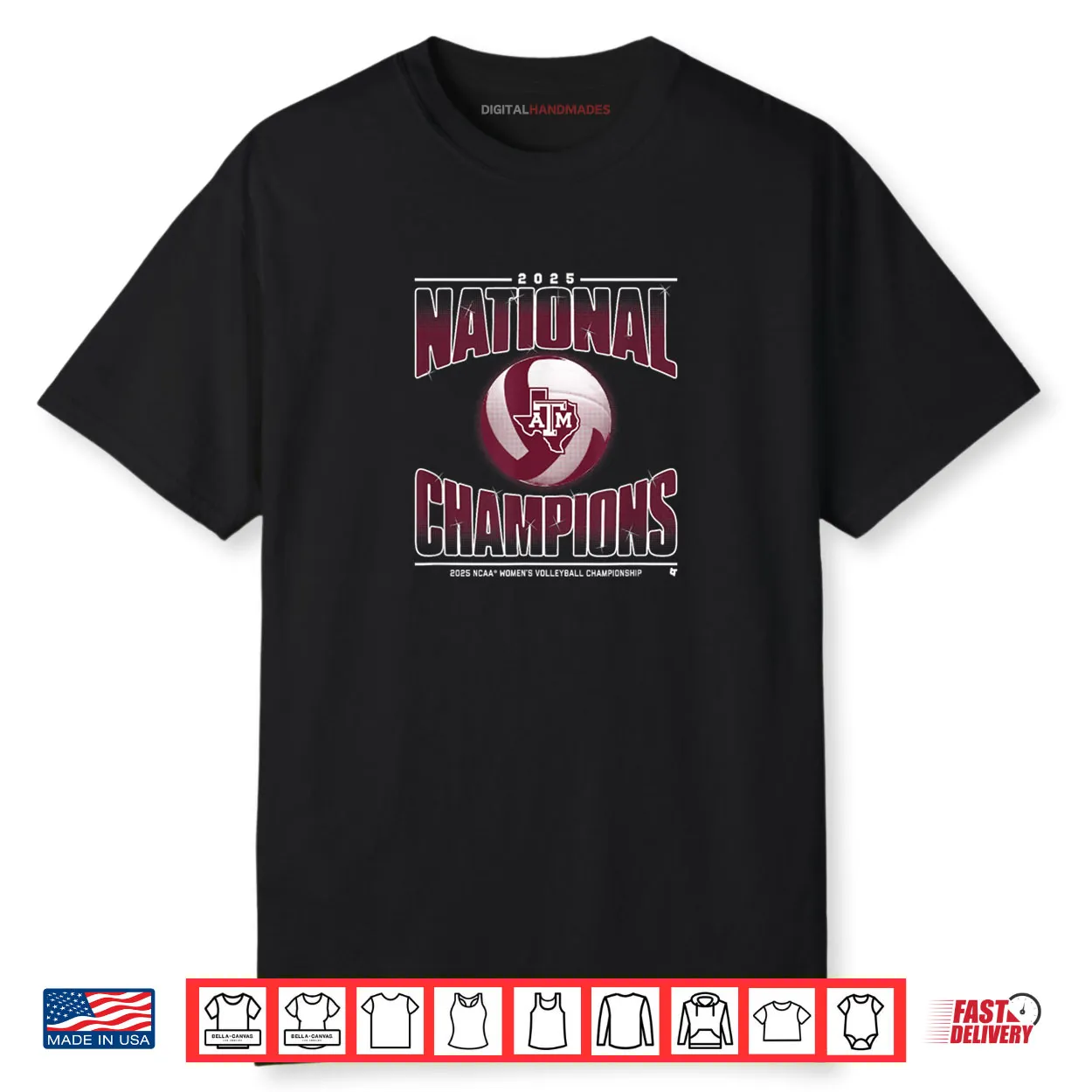 Texas A&M Women’s Volleyball 2025 NCAA Champions Shirt