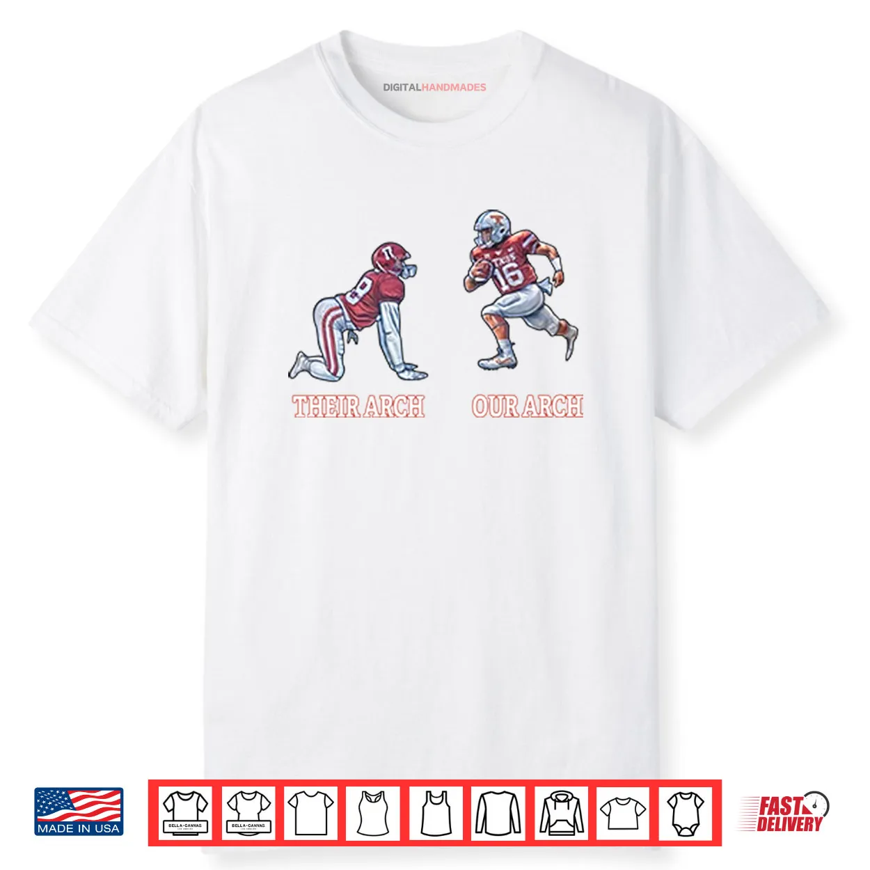 Texas Longhorns Vs Oklahoma Sooners Their Arch Our Arch Shirt