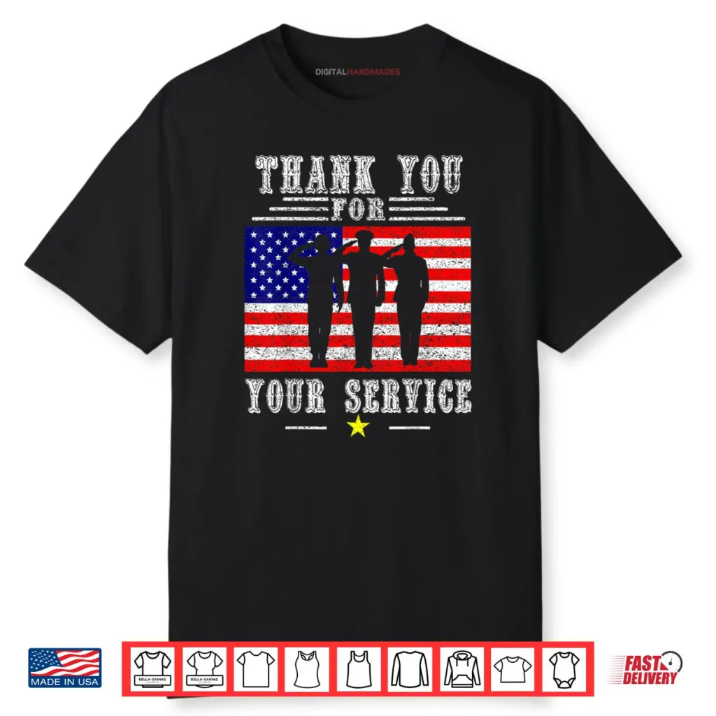 Thank You for Your Service Patriotic Veterans Day Shirt 1 Thank You for Your Service Patriotic Veterans Day Shirt