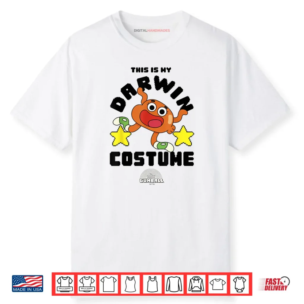 The Amazing World of Gumball This is My Darwin Costume Shirt 1 The Amazing World of Gumball This is My Darwin Costume Shirt