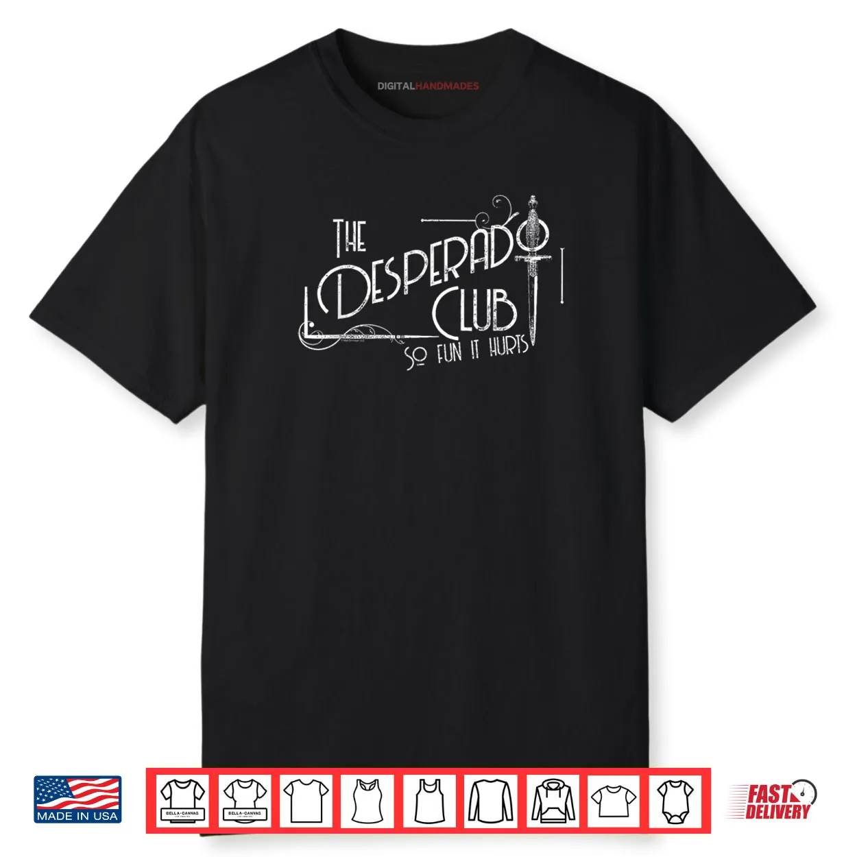 The Desperado Club Sign Sci Fi Book Shirt
