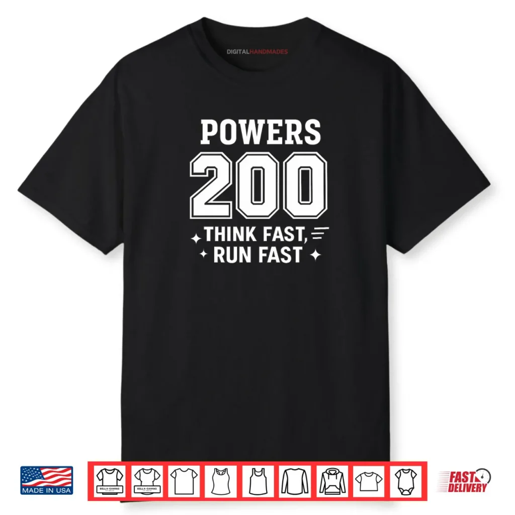 Think Fast Run Fast Chad Powers Shirt