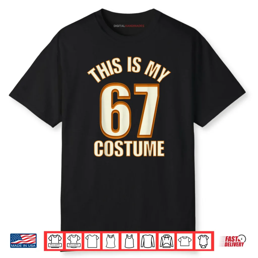 This is My Halloween 67 Costume Lazy Brainrot Meme Shirt 1 This is My Halloween 67 Costume Lazy Brainrot Meme Shirt