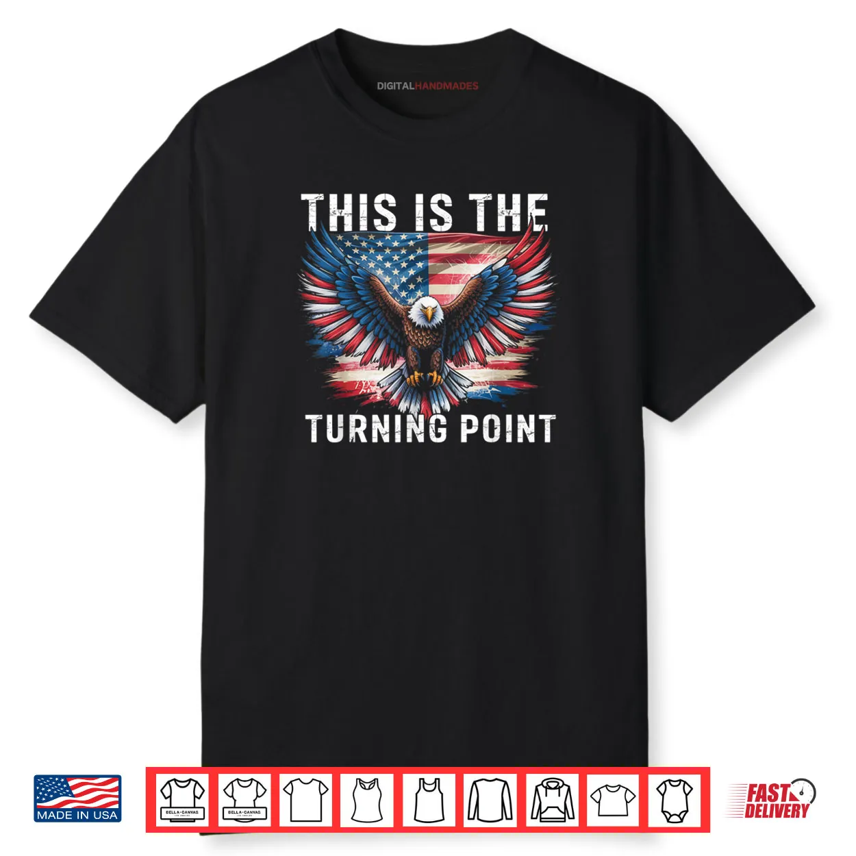 This is The Turning Point American Flag Patriotic Eagle Shirt