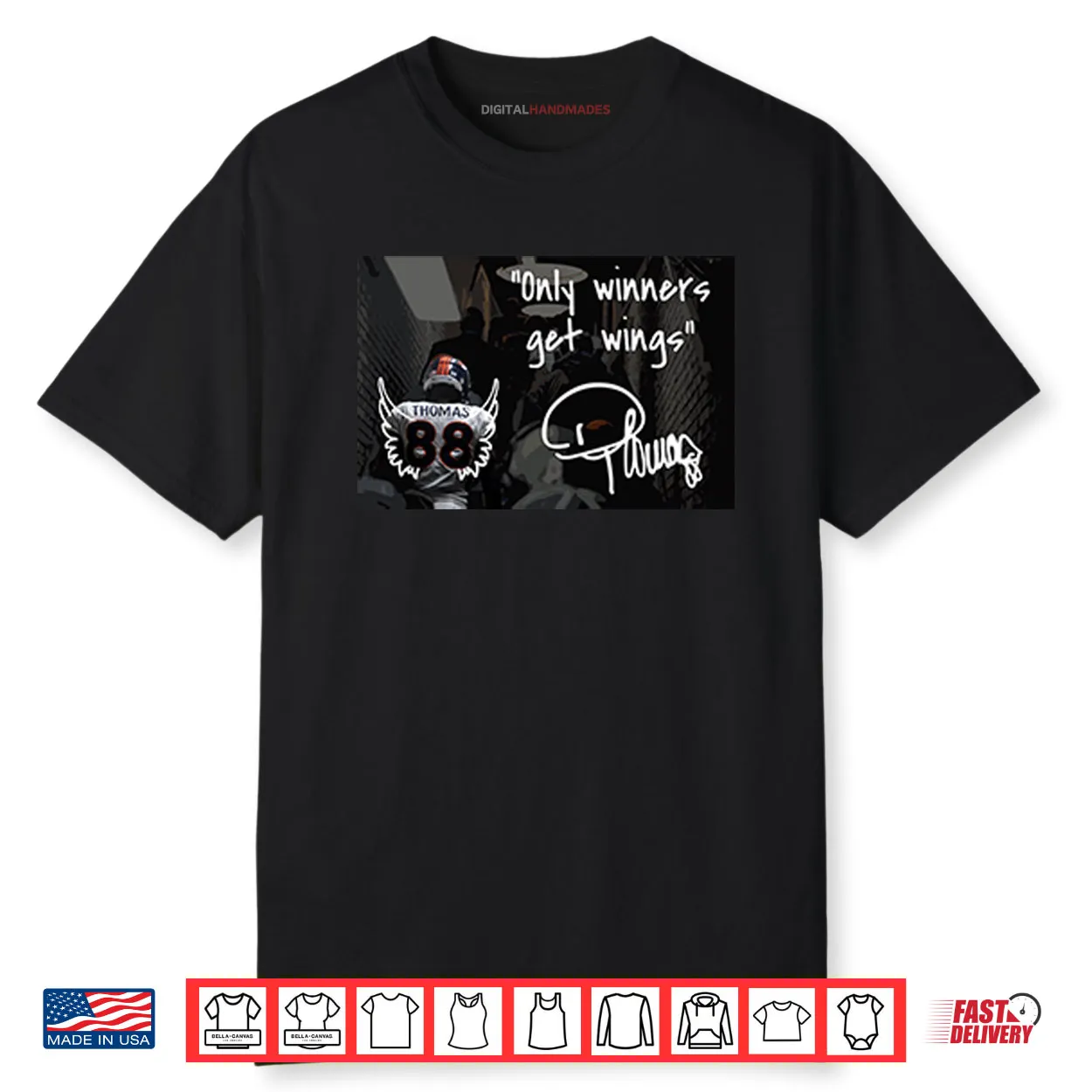 Thomas 88 Only Winners Get Wings Shirt