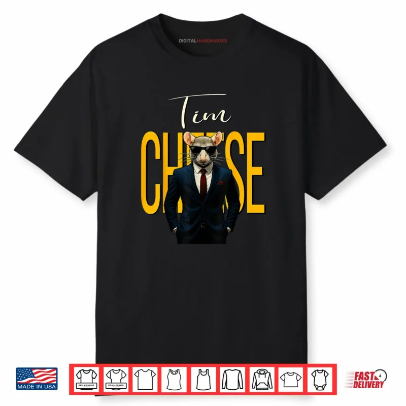 Tim Cheese Funny Secret Agent Mouse Brainrot Shirt