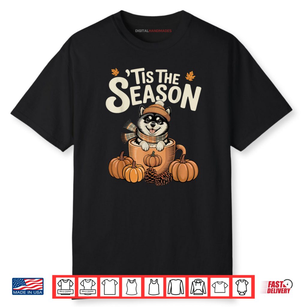 Tis The Season Shiba Inu Fall Coffee Autumn Pumpkin Spice Shirt 1 Tis The Season Shiba Inu Fall Coffee Autumn Pumpkin Spice Shirt
