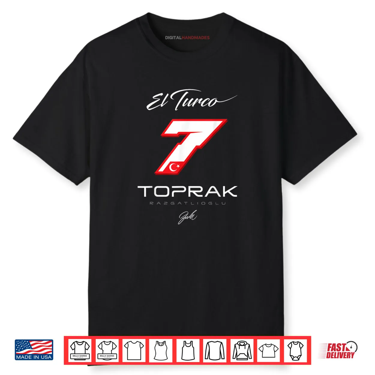 Toprak Razgatlioglu El Turco Number 7 Shirt