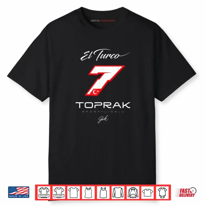 Toprak Razgatlioglu El Turco Number 7 Shirt