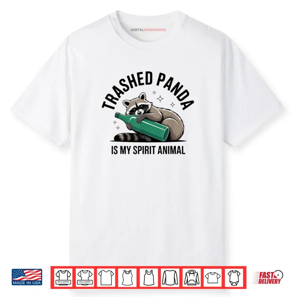 Trashed Panda Spirit Animal Raccoon Meme Humor Vibe Shirt 1 Trashed Panda Spirit Animal Raccoon Meme Humor Vibe Shirt