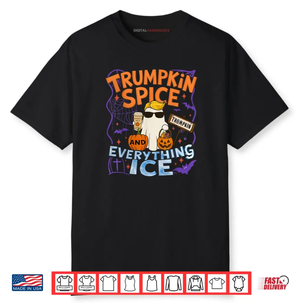 Trumpkin Spice and Everything Ice Pumpkin Spice Halloween Shirt 1 Trumpkin Spice and Everything Ice Pumpkin Spice Halloween Shirt