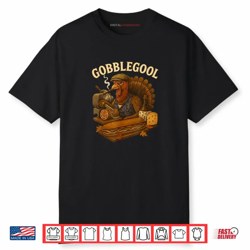 Turkey Gabagool Gobblegool Funny Italian Food Shirt