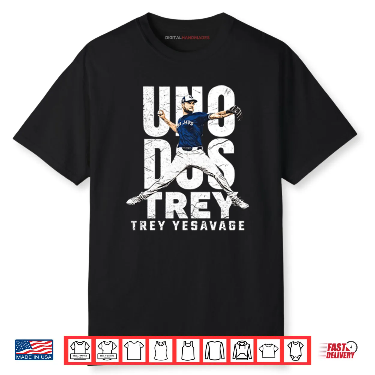 Uno Dos Trey Trey Yesavage Shirt