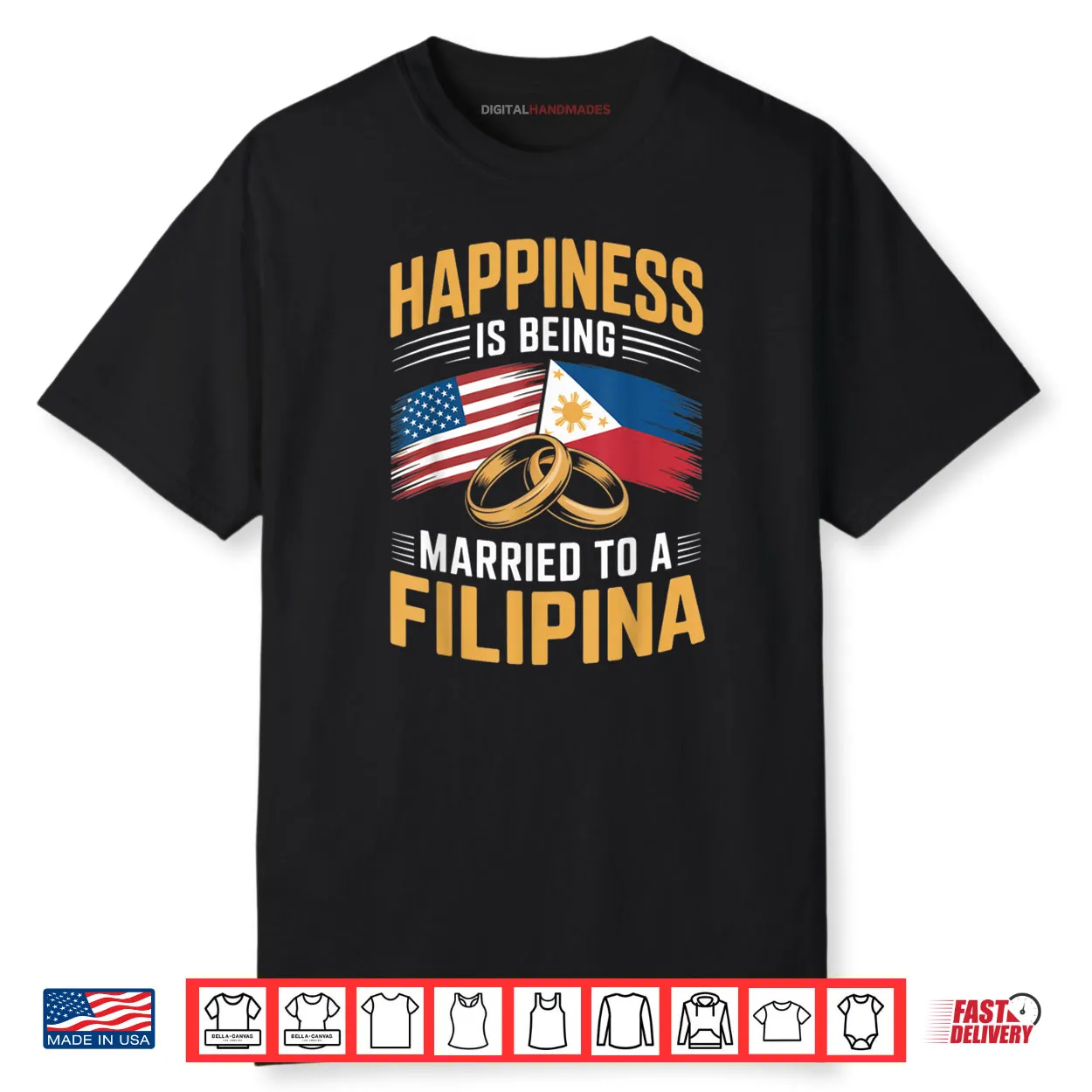 USA Married to Filipina Pinay Filipino Country Philippines Shirt