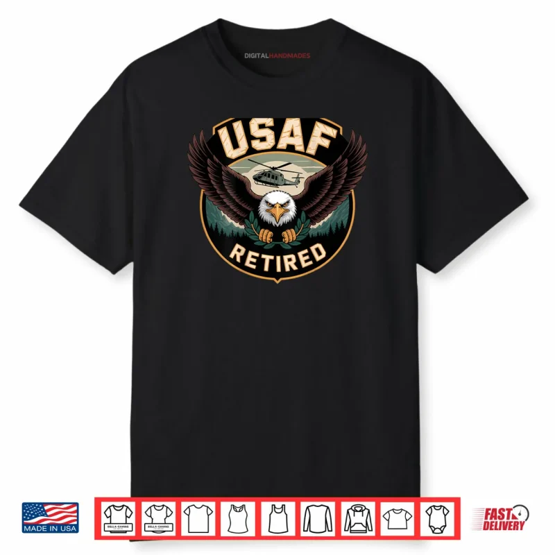 USAF Eagle Retired Veteran Pride Shirt