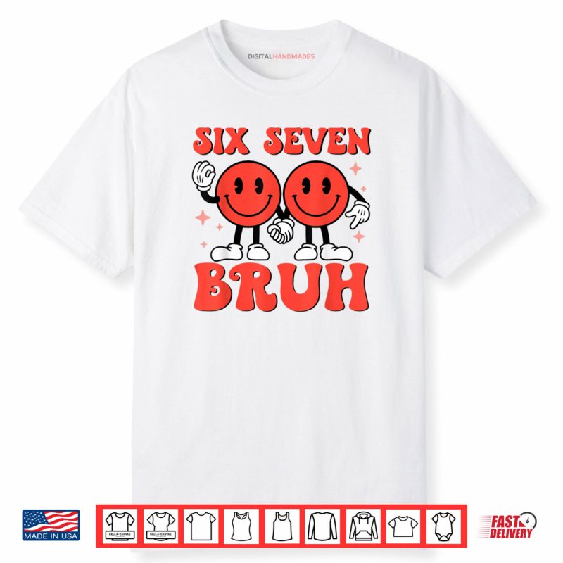 Valentine’s Day Funny 67 Meme Six Seven 6 7 Valentine Hearts Shirt