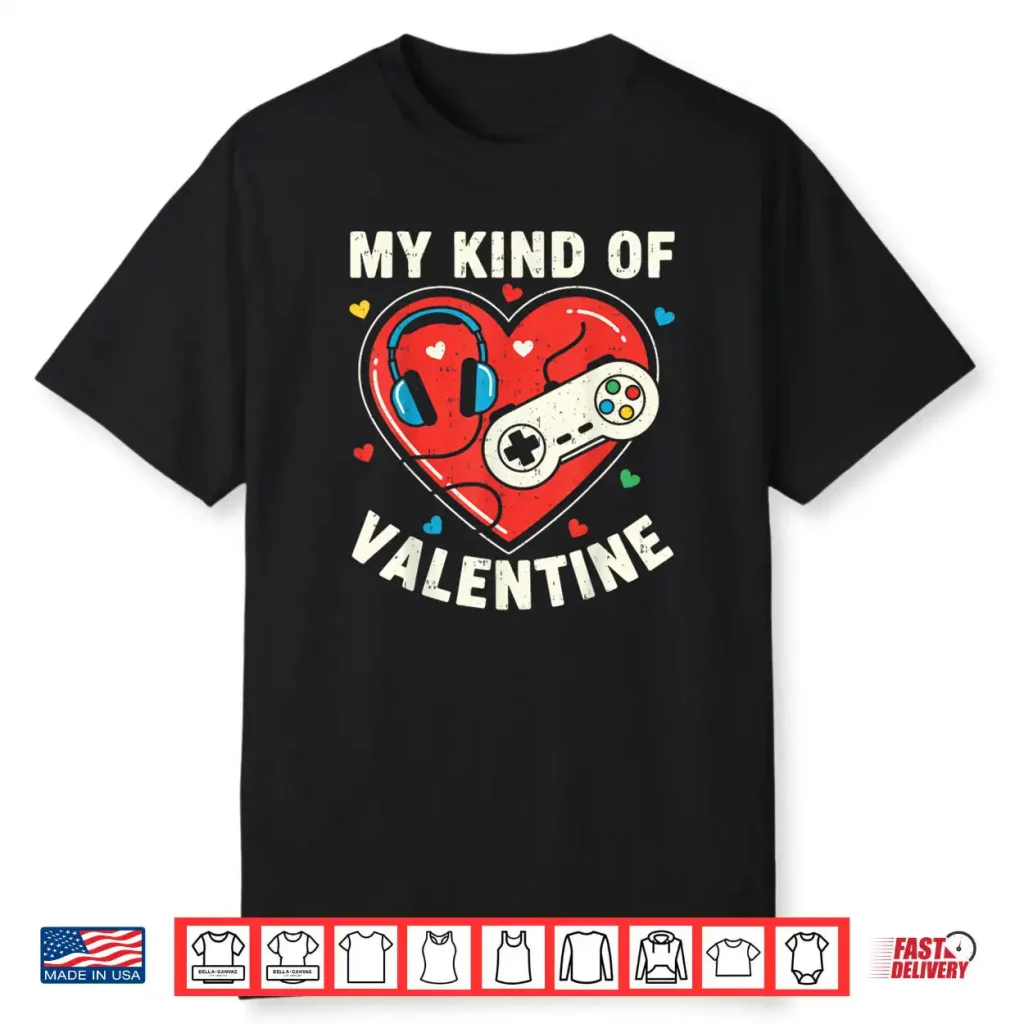 Video Game Gamer Valentines Day Shirt