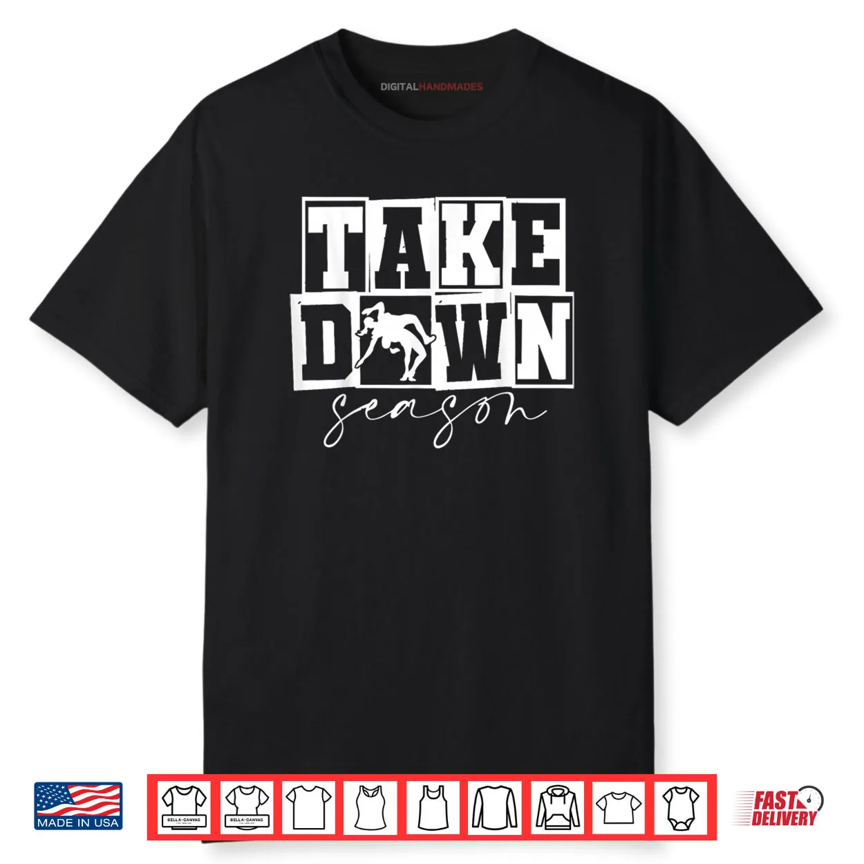 Vintage Takedown Season Wrestling Gift Shirt