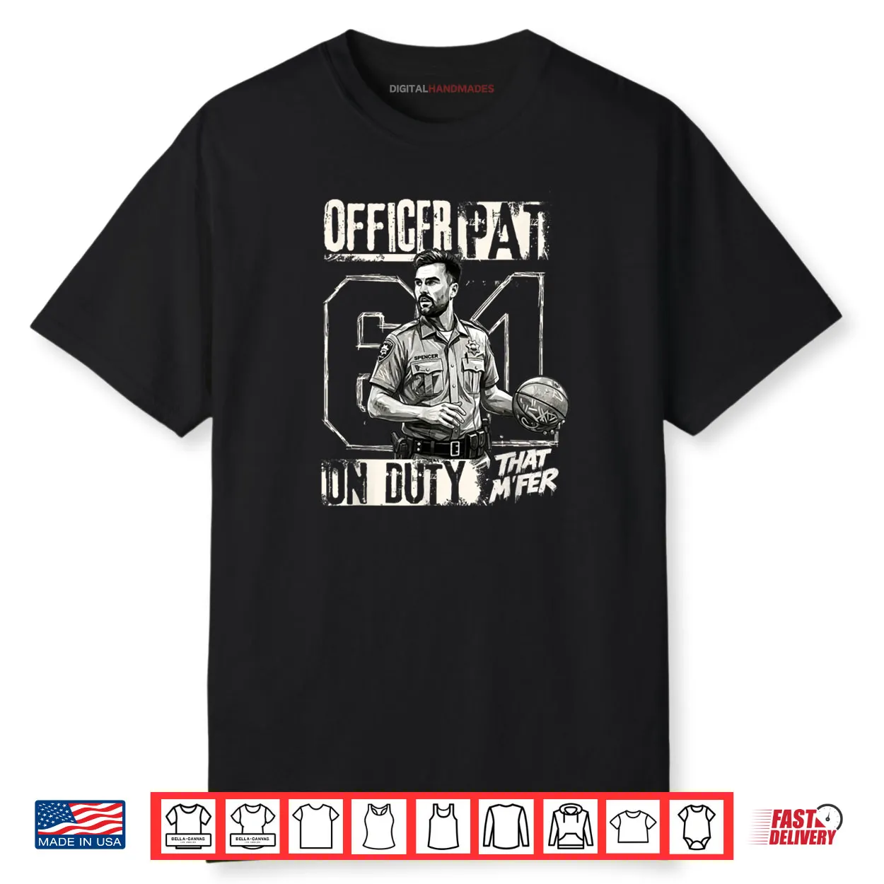 Warrior 61 Funny Spencer Officer Pat Shirt