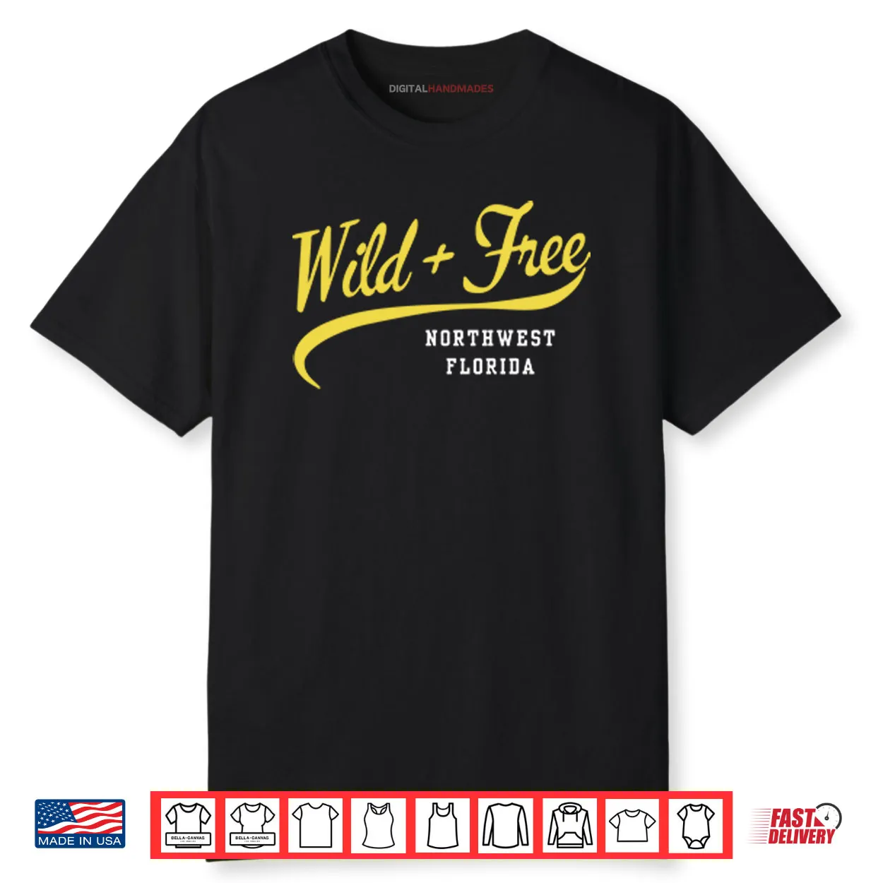 Wild And Free Northwest Florida Shirt