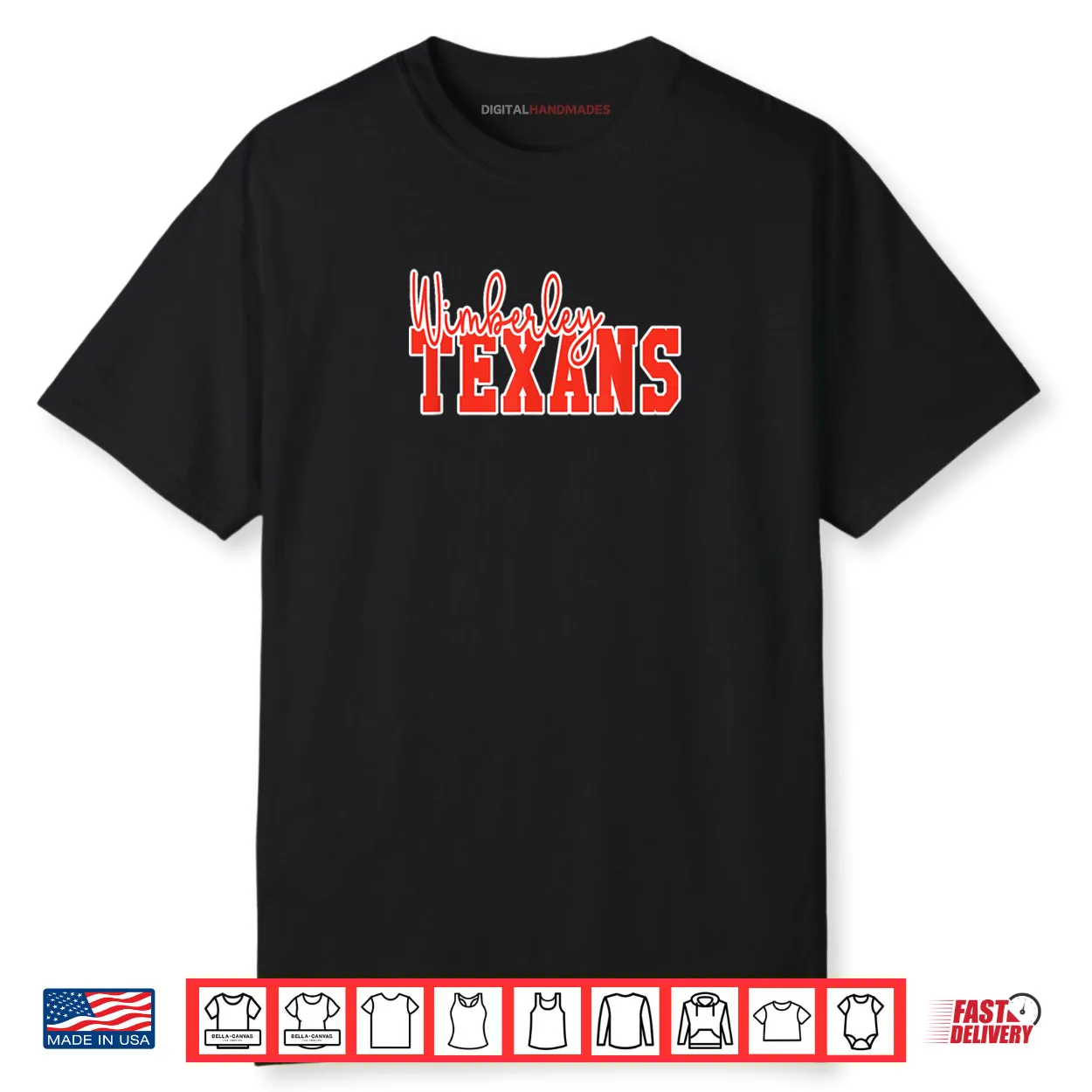 Wimberley High School Texans Shirt