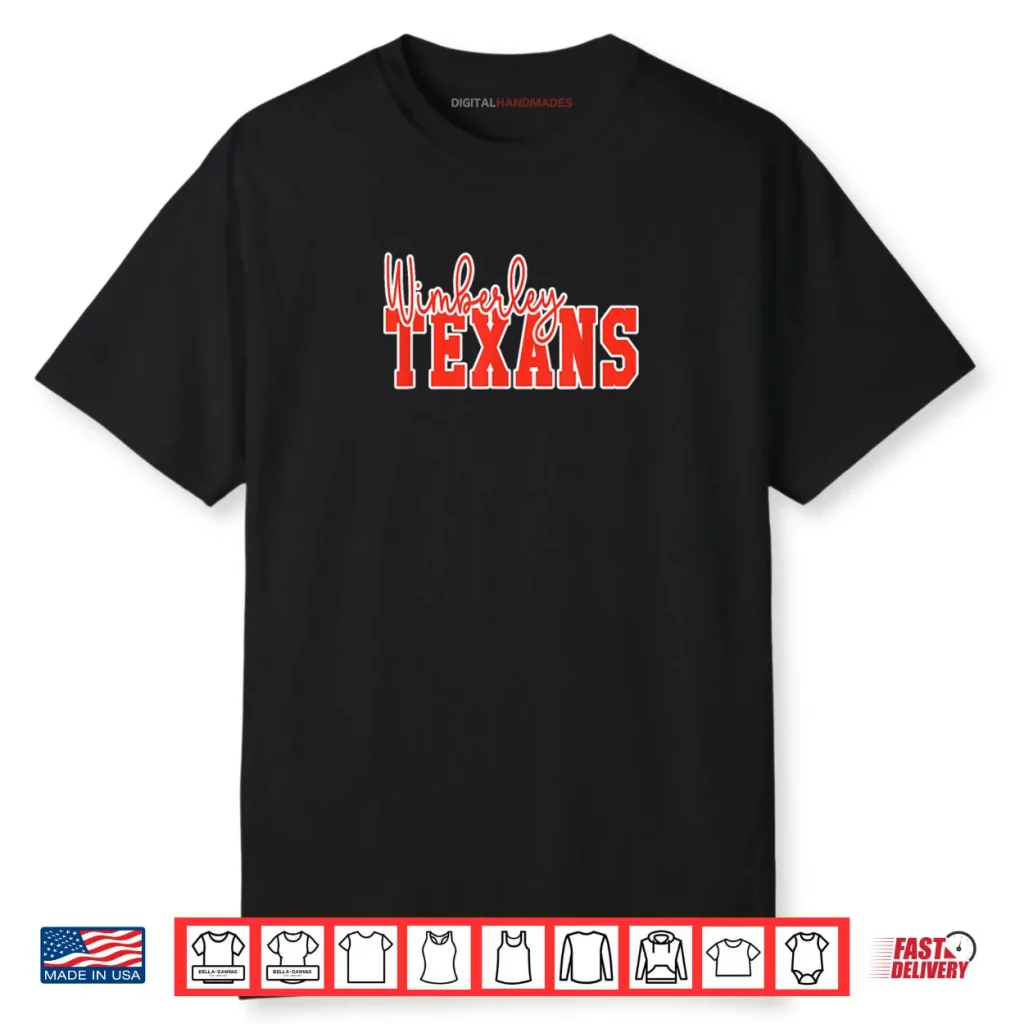 Wimberley High School Texans Shirt 1 Wimberley High School Texans Shirt