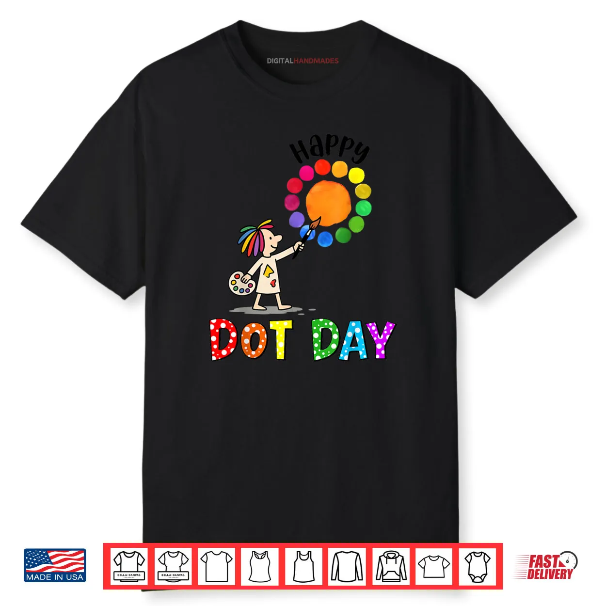 World Dot Day Colorful Polka Dot Happy Dot Day Shirt