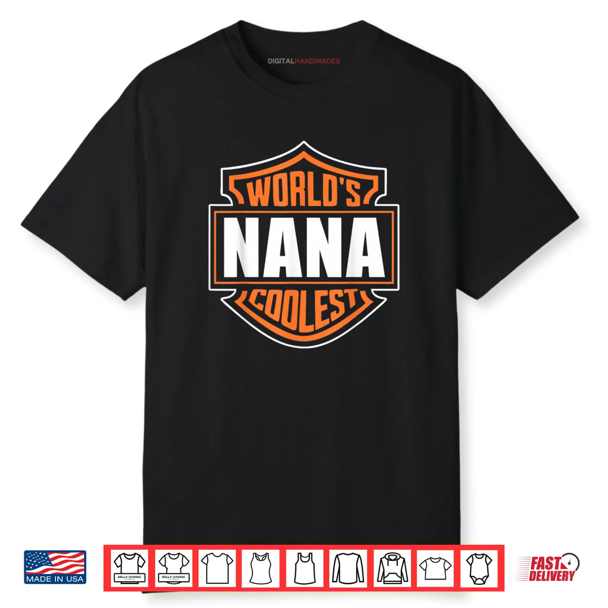 World’s Coolest Nana Matching Family Reunion Outfit Shirt