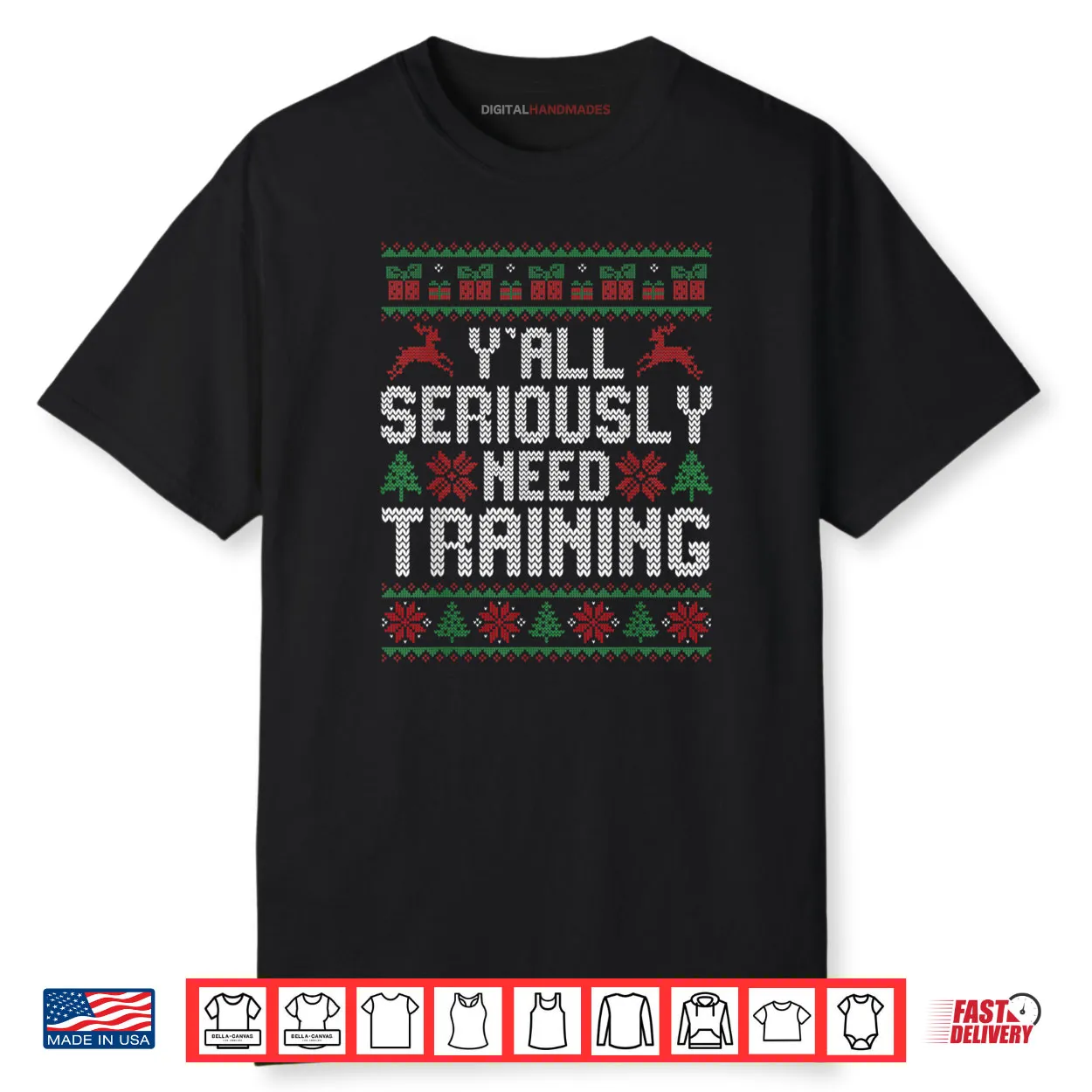 Y’All Seriously Need Training Ugly Christmas Office Sweaters Shirt