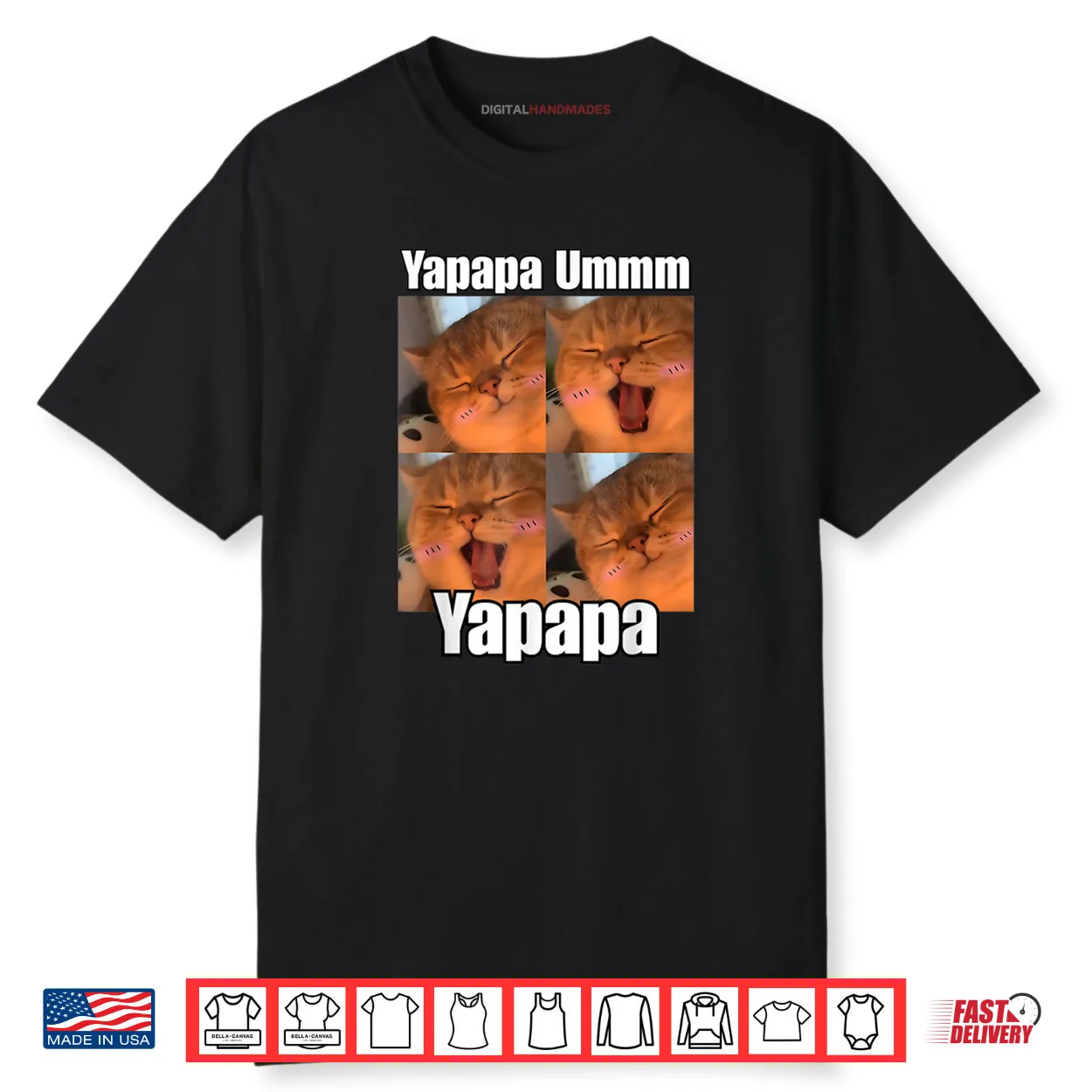 Yapapa Ummmm Funny Yapapa Cat Trendy Meme Trending Shirt