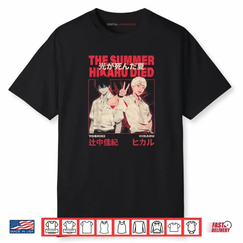 Yoshiki and Hikaru Kanji Anime Shirt