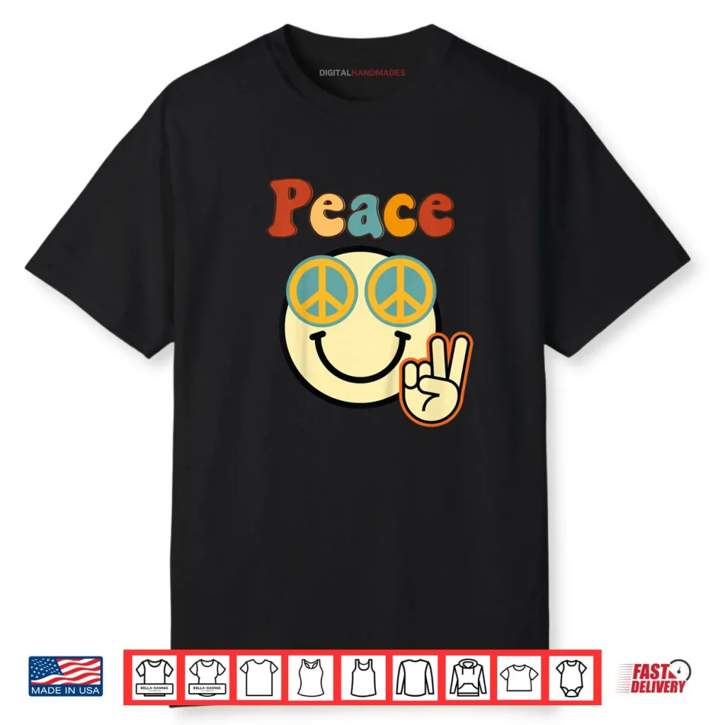 Youth Peace Out Smile Face Shirt 1 Youth Peace Out Smile Face Shirt
