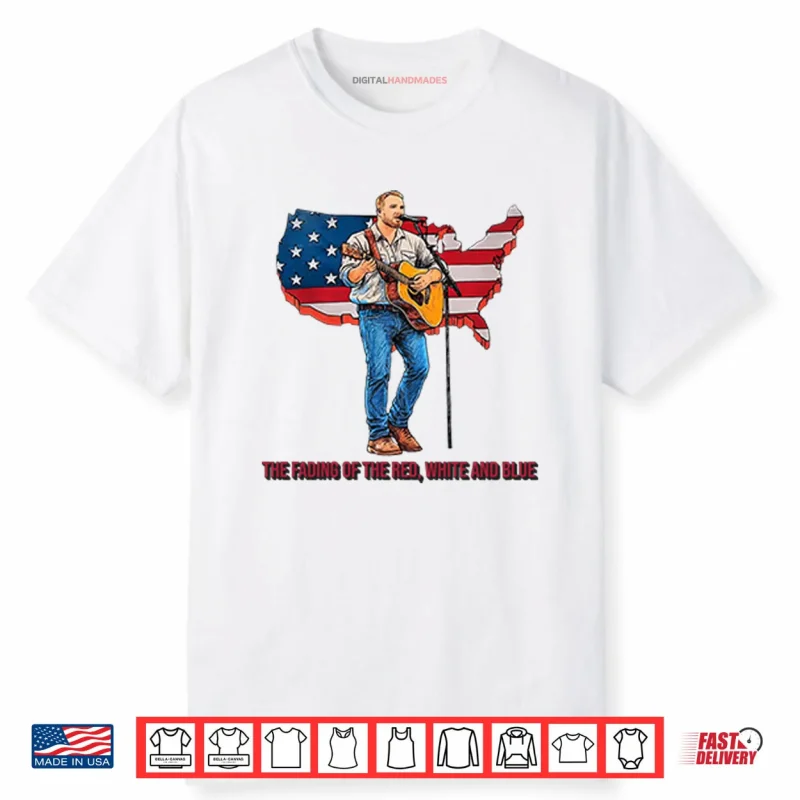 Zach Bryan The Fading Of The Red White And Blue Shirt