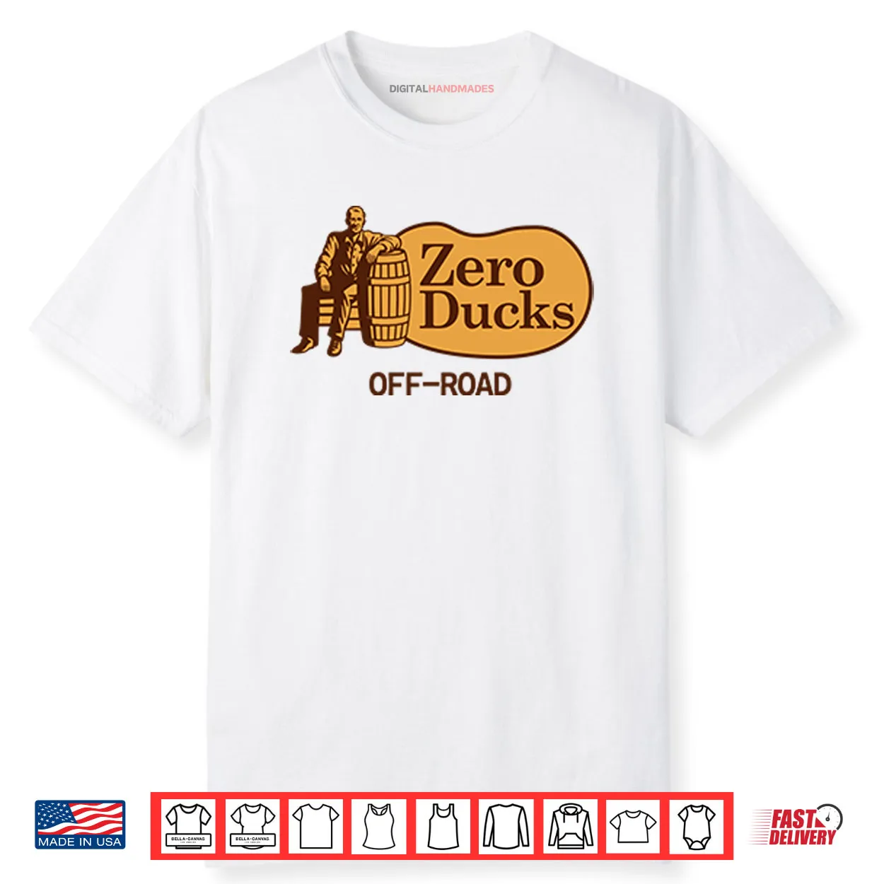 Zero Ducks Off Road Cracker Barrel Parody Shirt