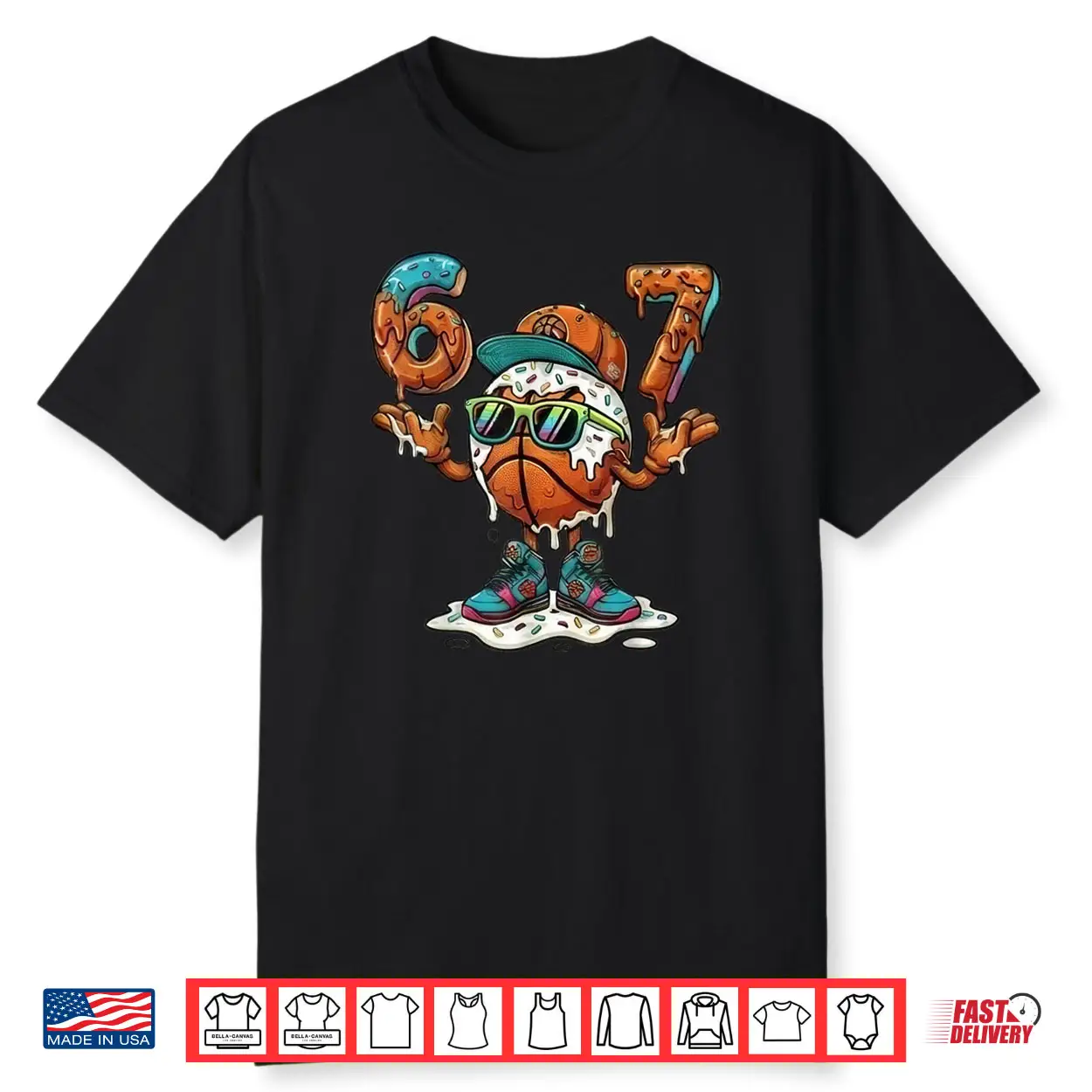 6 7 Six Seven 67 Baseketball Shirt