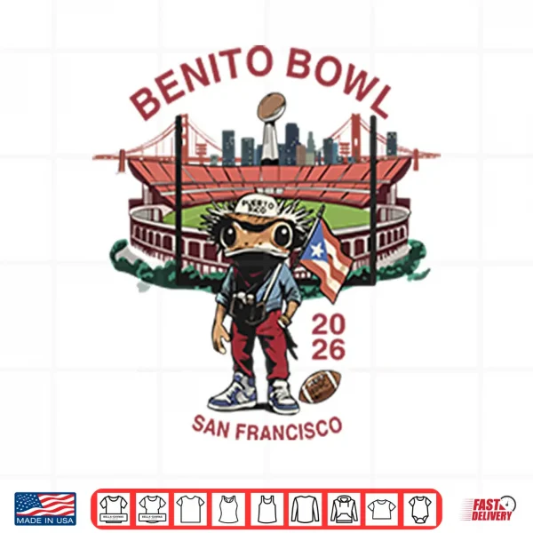 Design Bunny Football Benito Bowl Shirt