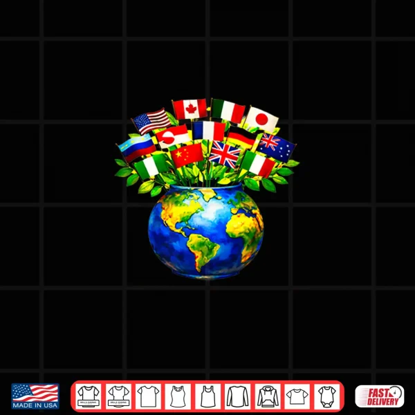 Design Peace Global Harmony Earth Naturetse International Style Shirt