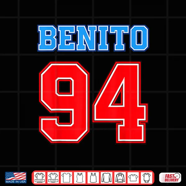 Design Team Benito 94 Jersey Number 94 Benito Team Shirt