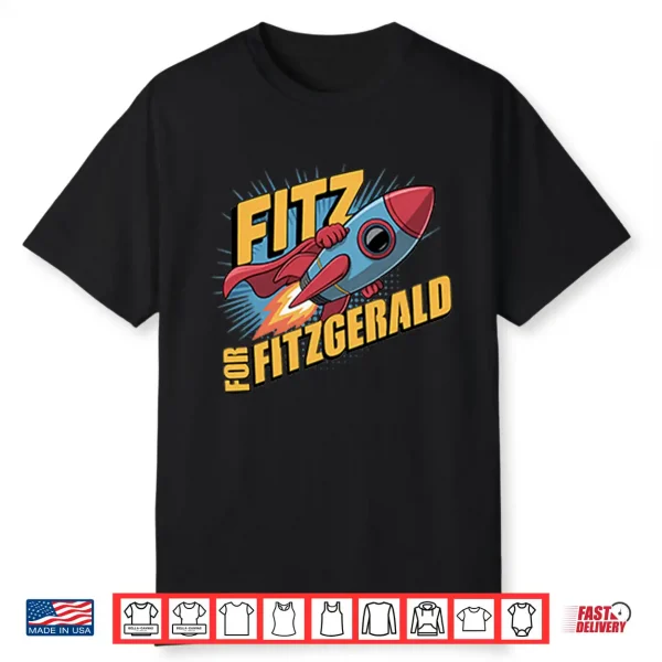 Fitz For Fitzgerald Rocketship Shirt
