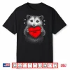 Funny Opossum Absolutely Not Anti Valentine Heart Raccoon Shirt