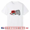 Heart Valentines Day Soccer Men Boys Kids Teens Shirt
