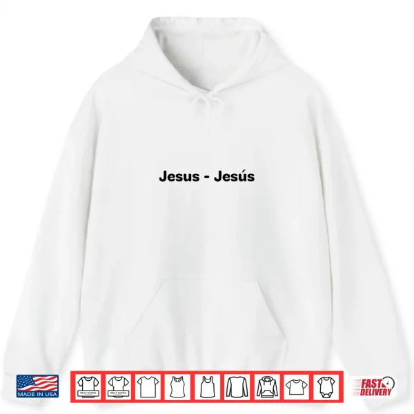 Hoodie Jesus Front And Back Shirt