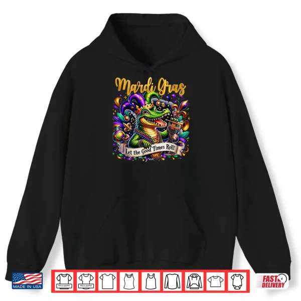 Mardi Gras Alligator Costume Men Women New Orleans Louisiana Shirt 1 Hoodie Mardi Gras Alligator Costume Men Women New Orleans Louisiana Shirt