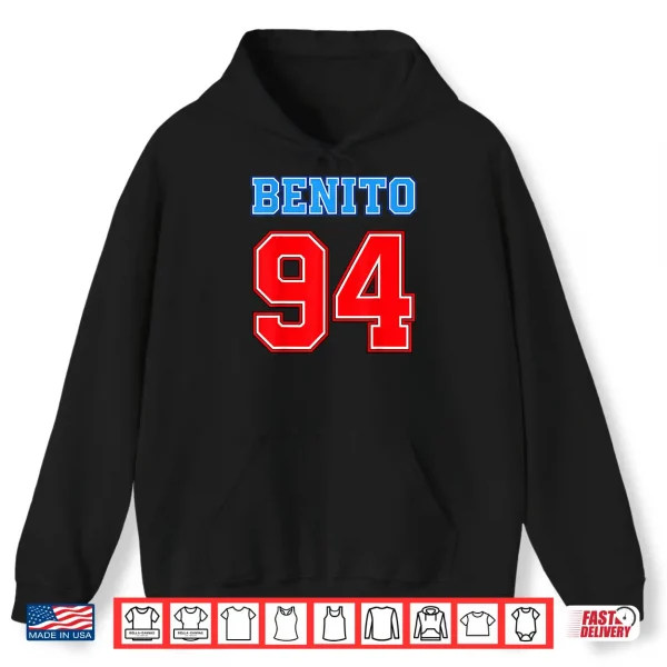 Hoodie Team Benito 94 Jersey Number 94 Benito Team Shirt